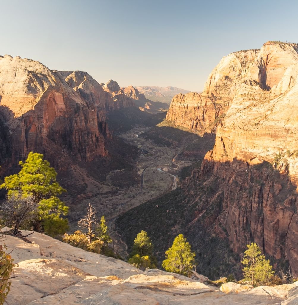 Stunning landscape photograph showcasing Kolob Canyon in Zion National Park, Utah, during daylight.